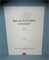 Where are the Toy Banks of Yesteryear? booklet