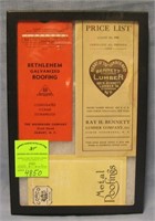Group of early advertising booklets
