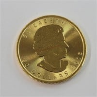 1 Oz Canadian Maple Leaf Gold Coin - Queen