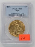 2006 Graded $50 Gold Eagle 1oz. Fine