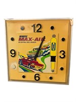 Vtg. Monroe Max-Air Illuminated Clock