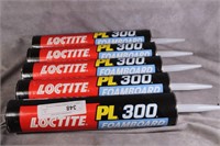 Loctite PL 300 Foamboard Adhesive x 5, $11 ea New