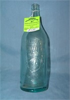 Early Figural bar tender themed beer bottle
