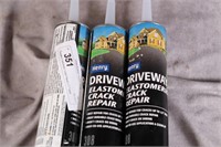 Driveway Elastomeric Crack Repair x 3 Tubes