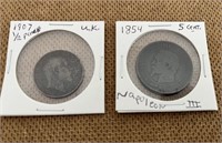 1907-1854 Foreign Coins