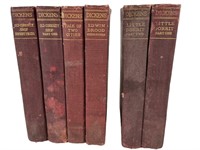 6 Vintage Dickens Books