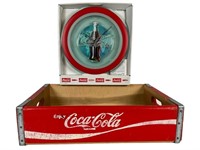 Coca-Cola Crate & Clock