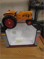 minneapolis moline 445 toy tractor w/box