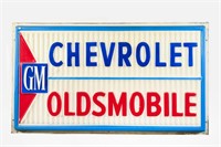 GM CHEVROLET OLDSMOBILE LIGHTED SIGN SKIN