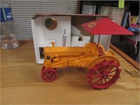 minneapolis moline diecast toy tractor w/box