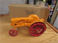 minneapolis moline diecast toy tractor w/box