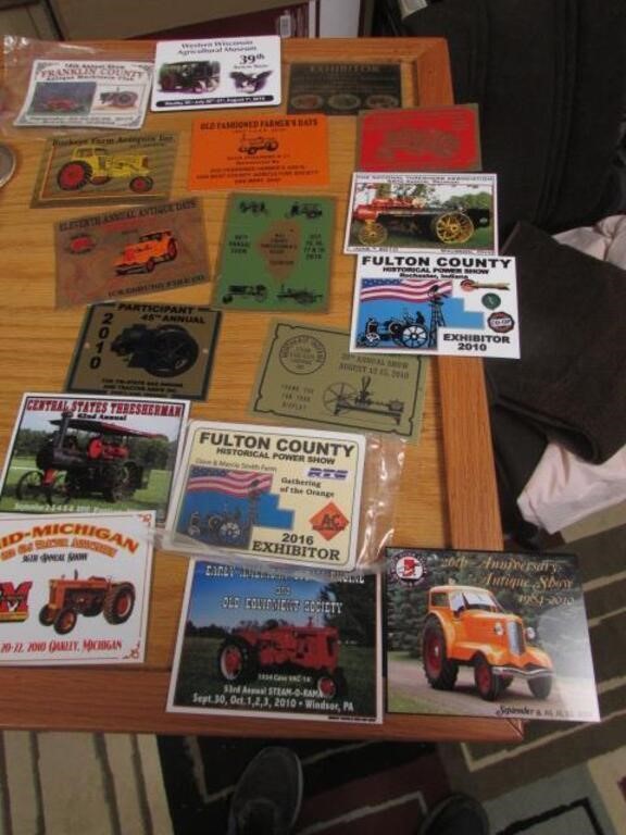 all tractor show tags
