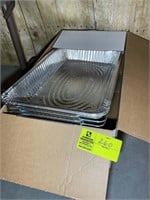 GROUP OF 3 WIRE ALUMINUM CATERING DISHES