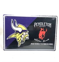 Metal Man Cave Sign: MN Vikings/Pendlton Whisky