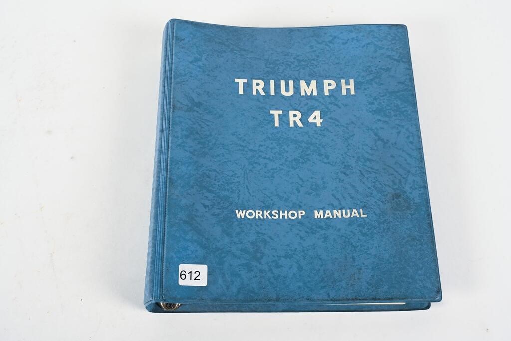 1931 & 1933 TRIUMPH TR4 WORKSHOP MANUAL AND