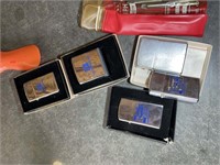 GUN CLEANING KITS AND ZIPPO LIGHTERS