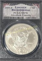 2009-P Lincoln Bicentennial PCGS-MS70 Coin