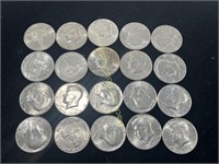 $10 Clad 1776-1976 Kennedy Half Dollars