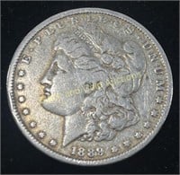 1889-0 Silver Morgan Dollar VF