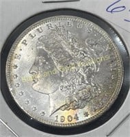 1904-0 Silver Morgan Dollar MS