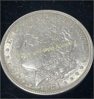 1921 Silver Morgan Dollar AU