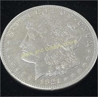 1921 Silver Morgan Dollar EX