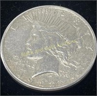 1922-S Silver Peace Dollar VF