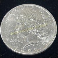 1922-S Silver Peace Dollar MS