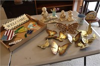 butterflies,figurines & items