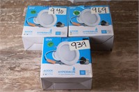 (3) HYPERIKON 9W 4" LED Downlight