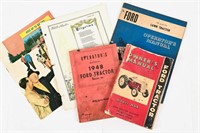 COLLECTION OF VINTAGE FORD TRACTOR MANUALS