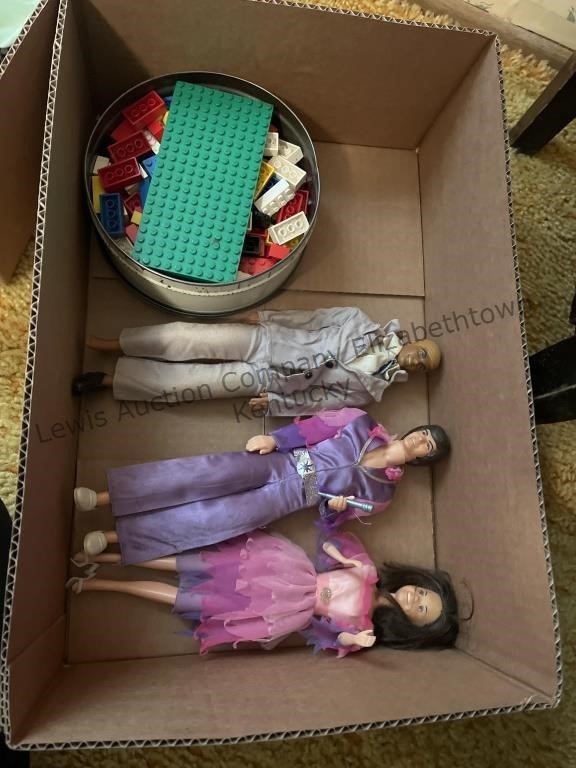 Vintage Ken doll, Vintage Donnie and Marie Osmond