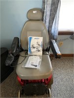 Jazzy electric wheelchair, some damage on arms,