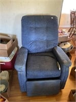 Blue fabric Lift chair