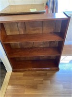Small bookcase solid wood made by homeowner .