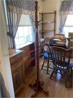 Solid wood coat rack.made by homeowner