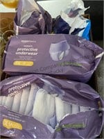 Box of protective products for women
