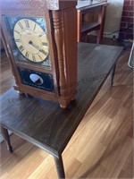 Clock and coffee table