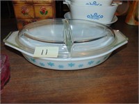 Pyrex Divided Dish with Lid