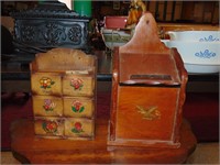 Vintage Sewing Box & Recipe/Letter Box