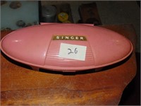 Vintage 1960's Singer Buttonholer W/Clam Case
