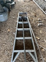 6 ft step ladder, fruit picker, chimney brush