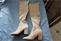 Ladies' Light Tan Thigh High Boots