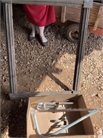 Pruning saw, mole trap, clevis, picture/mirror