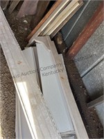 Aluminum siding insulated pieces approximately 3