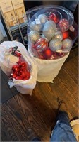 Two bags of Christmas  ornaments