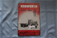 Retro 1940s "Kenworth Trucks Buses" Sign