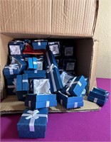 Navy Blue Gift Boxes with Lining