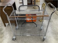 Unassembled utility cart