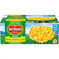 Del Monte Canned Corn-Whole Kernel  15.25oz  12ct